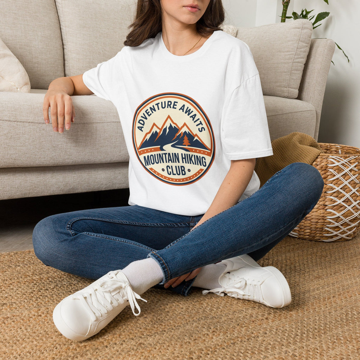 Adventure Awaits Mountain Hiking Club T-Shirt