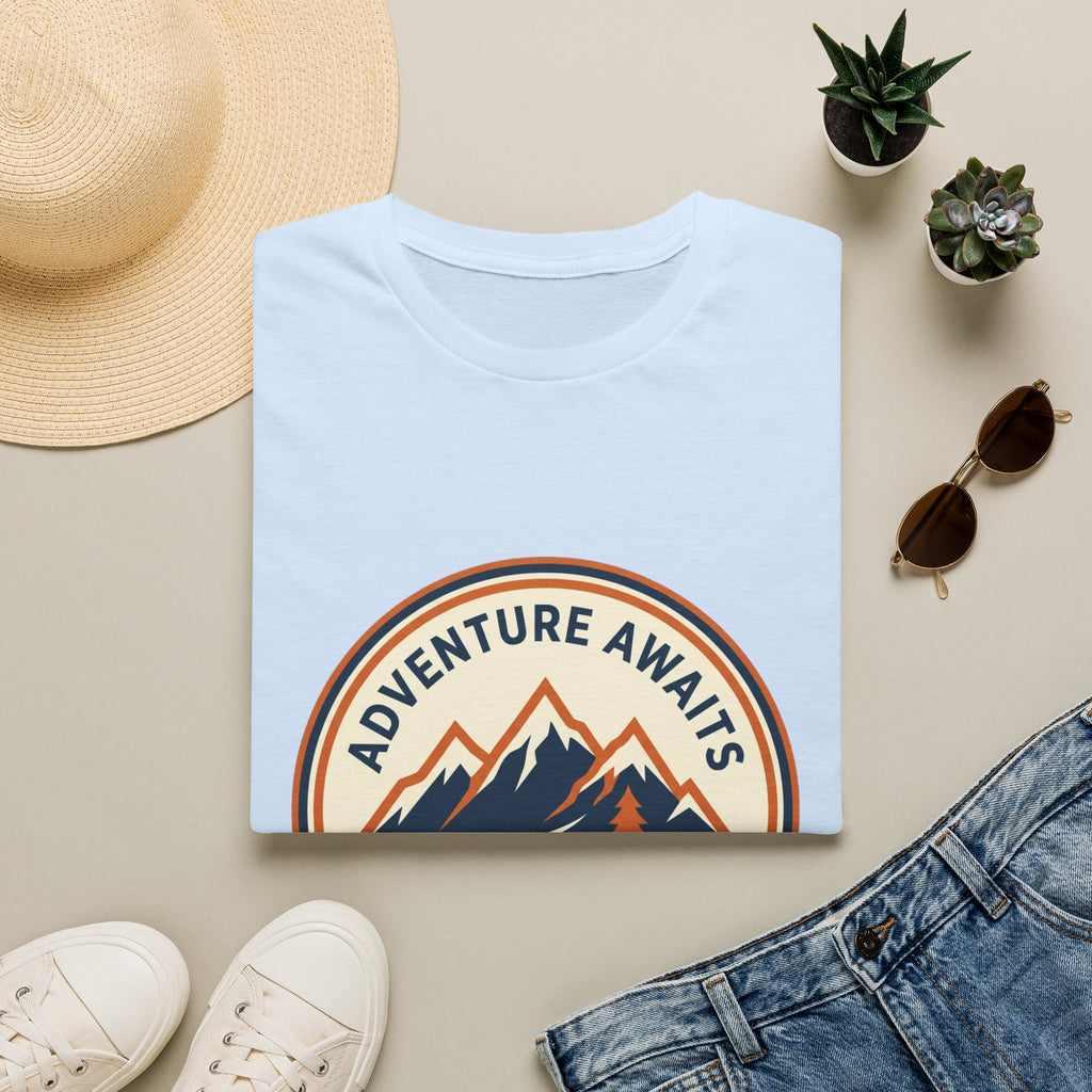 Adventure Awaits Mountain Hiking Club T-Shirt