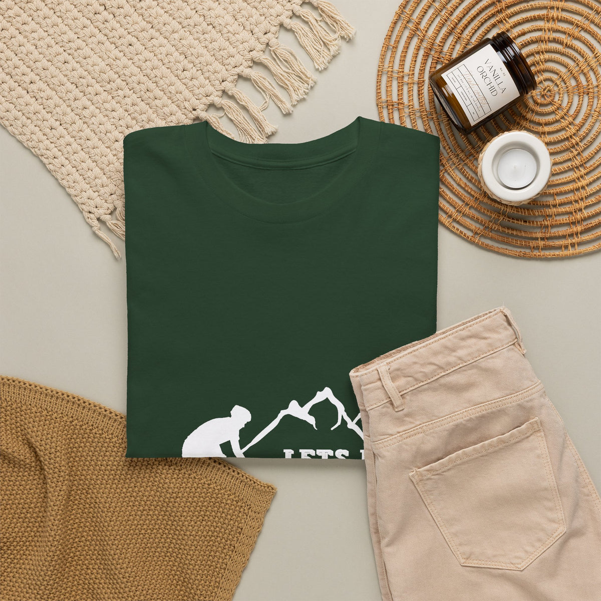 Classic White T‑Shirt Your Next Adventure Starts Here