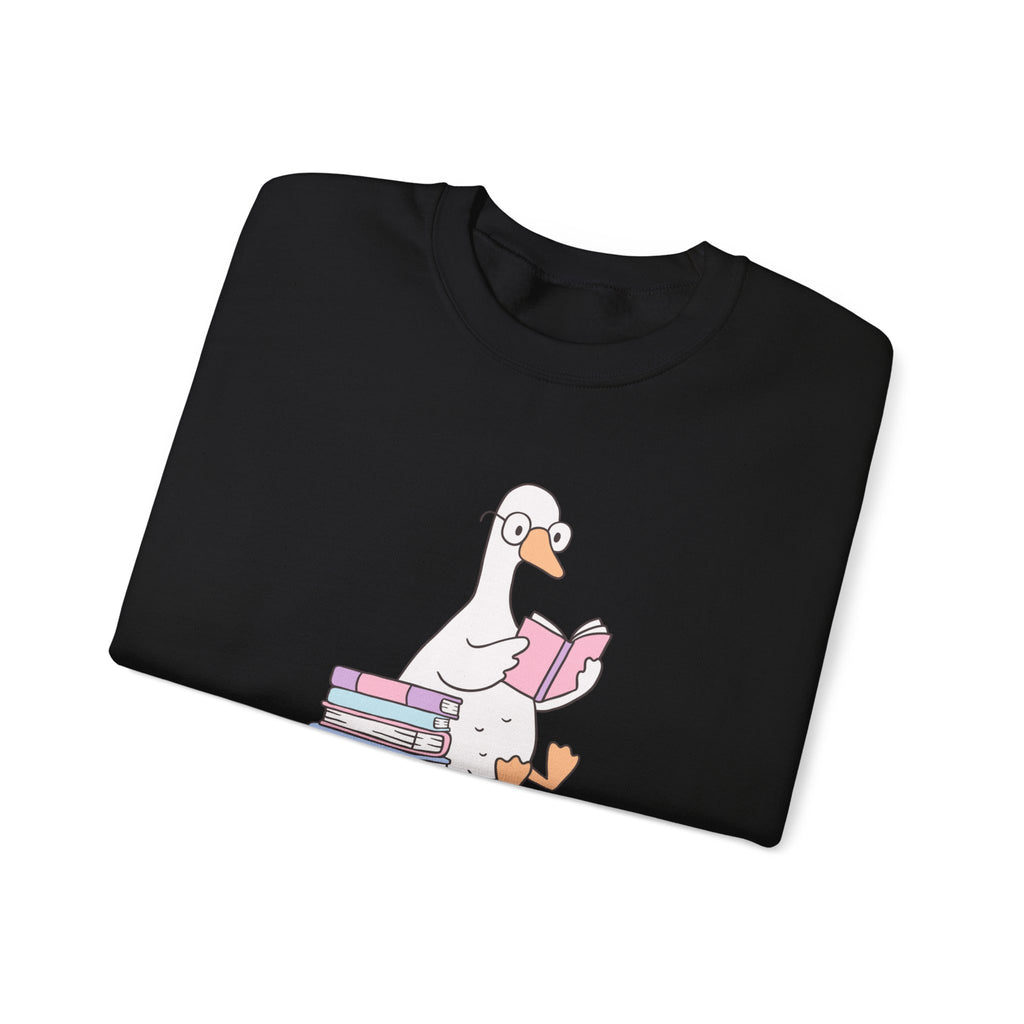 Booklover Crewneck Sweatshirt — “My Weekend Is Booked” Cozy Reading Sweatshirt