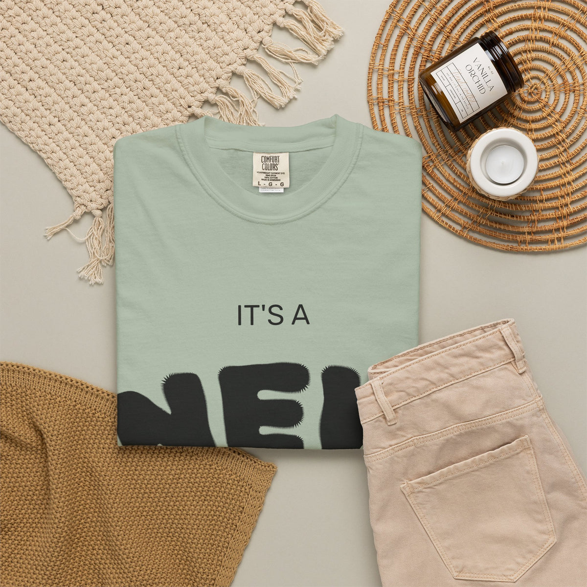 New Day T-Shirt — "It's a New Day, Rise N' Shine" Inspirational Tee