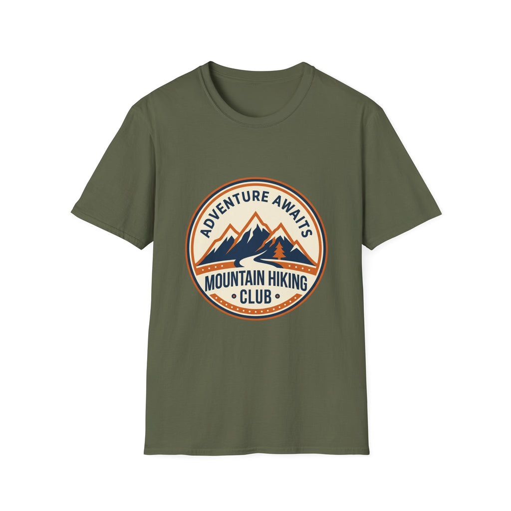 Adventure Awaits Mountain Hiking Club T-Shirt