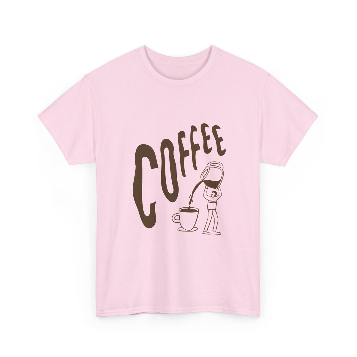 Coffee Tee — Retro Illustration Coffee Lover T-Shirt