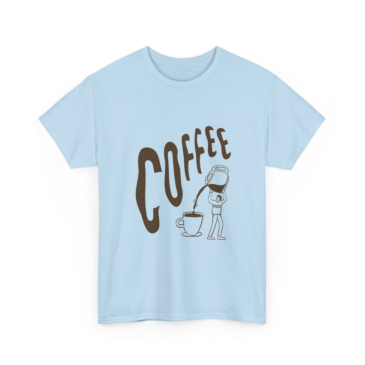 Coffee Tee — Retro Illustration Coffee Lover T-Shirt