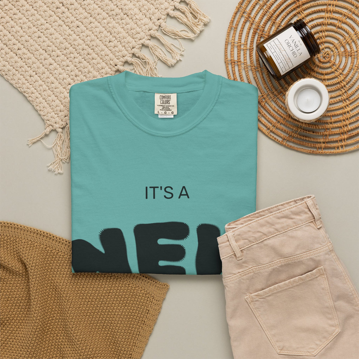 New Day T-Shirt — "It's a New Day, Rise N' Shine" Inspirational Tee