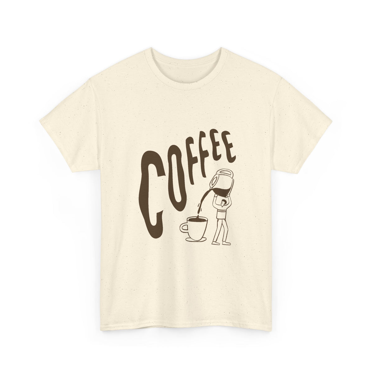 Coffee Tee — Retro Illustration Coffee Lover T-Shirt