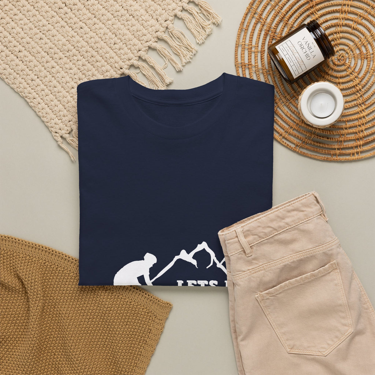 Classic White T‑Shirt Your Next Adventure Starts Here