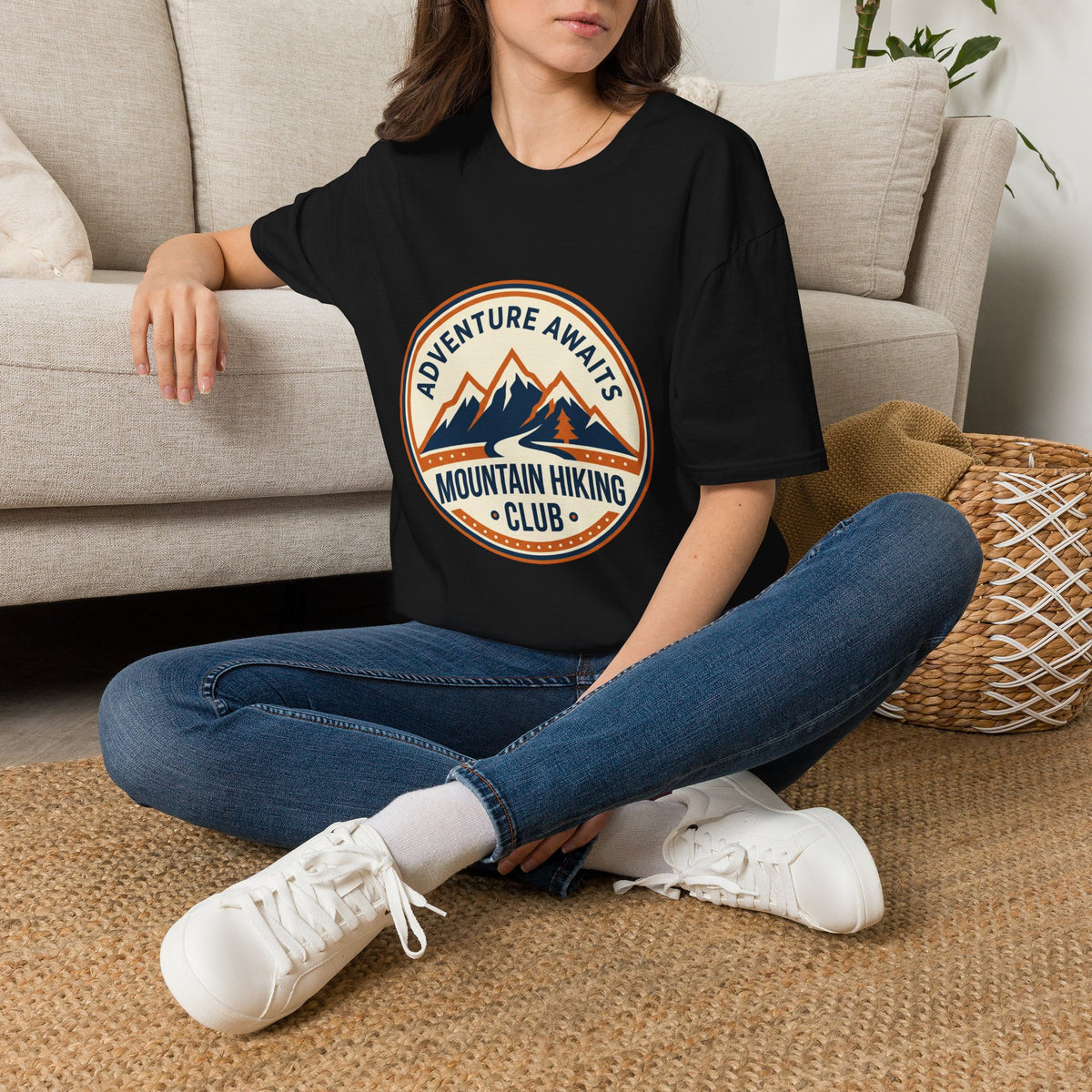 Adventure Awaits Mountain Hiking Club T-Shirt